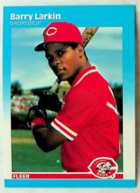 1987 Fleer Rookie Baseball Card Barry Larkin #204 - $2.99