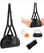 Airplane Foot Rest, Portable Airplane Foot Hammock with Memory Foam Adju... - $278.81 MXN