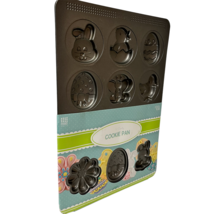 Easter Spring Cookie Mold 12 Pan Designs Bunny Eggs Basket Flower Chick ... - $13.80