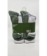 John Deere Men&#39;s Crew Socks Size 8-12 6-Pair White/Green Performance Wor... - $403.75 MXN