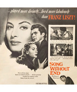 1960 Song Without End Franz Liszt Movie Film Advertisement Dirk Bogarde ... - $41.13 CAD
