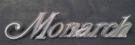 Vintage Ford Mercury Monarch 1970&#39;s Emblem Name Badge D54B-16B114-AC - £29.50 GBP
