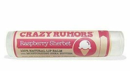 Crazy Rumors Lip Balm with Shea Butter Raspberry Sorbet 0 15 oz 4 4 ml - £6.24 GBP