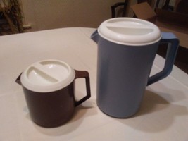 Vintage Rubbermaid gallon pitcher and mini pitcher - $23.74