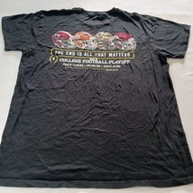 Hanes College Football Playoff Men's Black Cotton T-shirt Short Sleeve Size L image 2