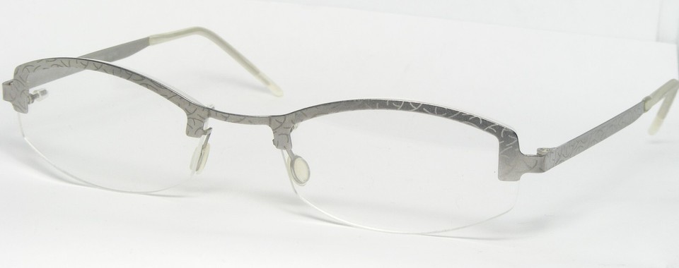 SCEye STEM H SILVER UNIQUE EYEGLASSES GLASSES FRAME 52-16-130mm Sweden - $39.60