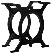  Coffee Table Leg Set of 2 Black Cast Iron Medium - $3,074.08 MXN