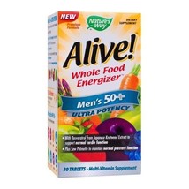 Alive Once Daily Men&#39;s 50+ Ultra Nature&#39;s Way, 30 tablets, Secom - £34.74 GBP