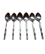 (6) Oneida Community Madrid No Black Accent Stainless Place Oval Spoons ... - $37.63 CAD