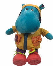 B You Giggly Zippies Hank Hippo Interactive Learning 12” Plush Stuffed A... - £9.55 GBP
