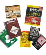 Bridge Game 7 Guide Book Bundle Vtg Goren Fun Serious Easy Dummies Grant... - £56.96 GBP