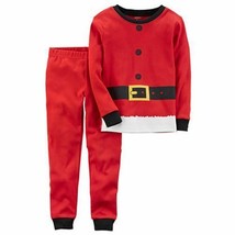 NEW Carter&#39;s Infant Boys Christmas Santa Suit 2 pc Pajama Set 24 month NWT - £11.87 GBP