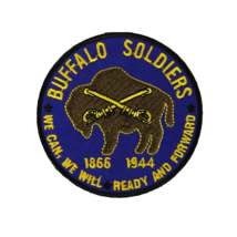 BUFFALO SOLDIERS ROUND PATCH - $5.98