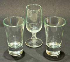 Lot of 3 Whiskey Bar Shot Glasses Variety Lot Jiggers Shooters Bar Accessories - £5.42 GBP