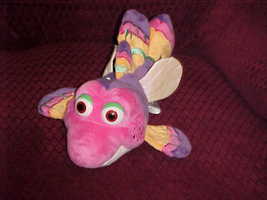13" Jim Henson Plush Splash & Bubbles Pink Mandarin Dragonet Fish PBS kids AS IS - $24.99