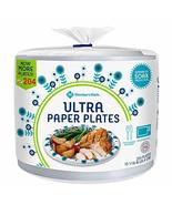 Members Mark 10 1/16 in Ultra Plates, White, Blue, Green, 204 Count - £25.20 GBP
