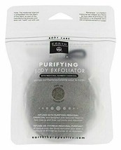 Earth Therapeutics Purifying Body Exfoliator Sponge - Black with Charcoal - £9.11 GBP