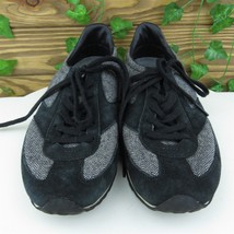 Brooks Women Sneaker Shoes  Black Leather Lace Up Size 10 Medium (B, M) - £13.45 GBP