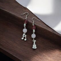 Music Charm Earrings Silver Toned Hooks Perfect Earrings For Music Lovers - $9.90