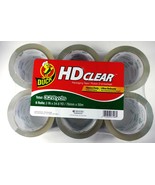 Duck Brand HD Clear High Performance Packaging Tape Refill 3&quot; x 54.6 Yd ... - £29.06 GBP