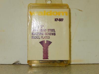 HO TRAIN HARDWARE- WALDOM- KF-507- OVAL HEAD STEEL MACHINE SCREWS- USED-... - $3.70