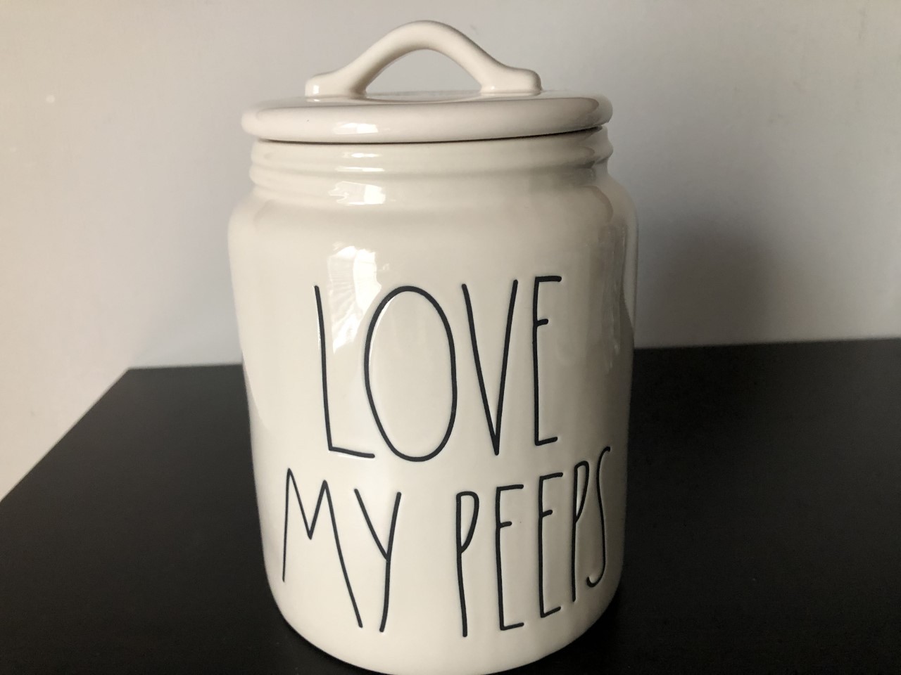 Ra Dunn Artisan Collection by Magenta "Love My Peeps" Canister - $49.95