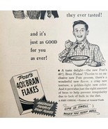 1947 Post Bran Flakes Breakfast Cereal Advertisement What A Surprise DWNN17 - $369.57 MXN