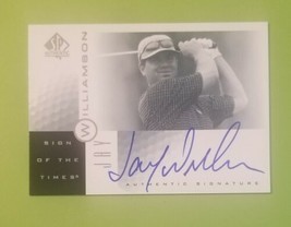 2001 Sp Authentic Sign Of The Times Jay Williamson Autograph #Jw Free Shipping - £1.99 GBP