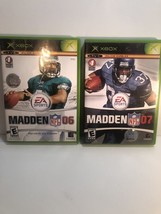 Xbox Live Madden NFL 07&amp;06!Football EA Sports Game Manual Complete Lot Of 2 - £9.37 GBP