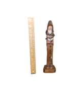 Wood Monk Priest Vintage Carved Religious Figure Figurine Cross Rosary I... - $710.18 MXN