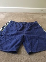 1pc Newport Blue Men&#39;s Swim Shorts Attached Brief Liner Size L - £43.49 GBP