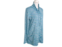Womens Merrell Leelani Roo Pocket Slouch Neck Pullover Top Blue Heather ... - £18.91 GBP