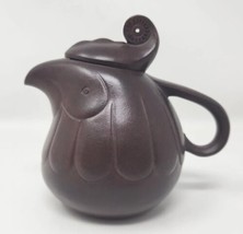 Handmade Rooster Signed Chinese Yixing Clay Sake Teapot Japan U133 - £70.81 GBP