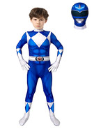 Power Rangers Suit Unisex Kid Cosplay Superhero Costume Bodysuit Zantai ... - $32.99