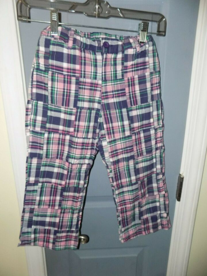 Primary image for Hartstrings Multi Colored Woven Adjustable Pants Size 10 Girl's EUC $58