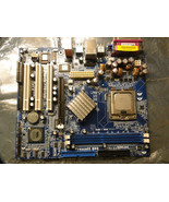 ASROCK 775VM8 AGP PCI Motherboard With Celeron CPU &amp; Back Plate - £50.48 GBP