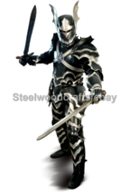 Medieval 18 Gauge Steel Gothic Knight Full Body Suit Of Armor Larp Costume Black - £1,306.35 GBP