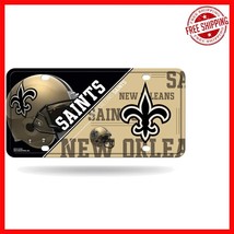 Lightweight and Durable New Orleans Saints NFL License Plate - Perfect f... - $591.61 MXN