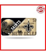 Lightweight and Durable New Orleans Saints NFL License Plate - Perfect f... - $591.61 MXN