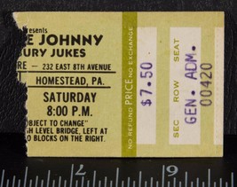 Vintage Southside Johnny Asbury Ticket Stub Leona Concert Hall Pittsburg... - £40.17 GBP