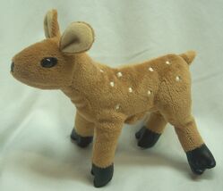 MINI BABY FAWN DEER FINGER PUPPET 6" Plush STUFFED ANIMAL Toy Folkmanis - $14.85