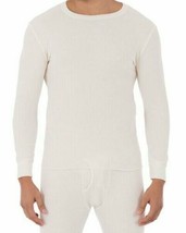Nwt&#39;s Fruit Of The Loom Longjohn Top Thermal Underwear Shirt 50/50 Large - £18.09 GBP