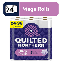 Ultra Plush 3-Ply Toilet Paper, 24 Mega Rolls - $739.24 MXN