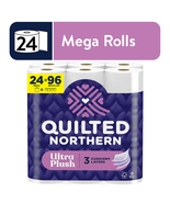 Ultra Plush 3-Ply Toilet Paper, 24 Mega Rolls - $739.24 MXN
