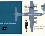 United Airlines Stewardess 25th Anniversary of Service Menu 1955 - £197.87 GBP