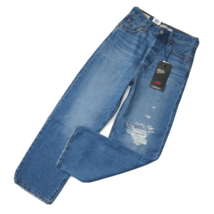 NWT Levi&#39;s Ribcage Straight Ankle in Noe High Super High Rise Crop Jeans 29 - £48.50 GBP