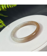 Natural Certified Gradient Sugar White Hetian Nephrite Bangle 54MM - $462.99