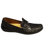 Delarentis Dress Shoes Mens Sz 10 Black Horse Bit Buckle Moc Toe Comfort... - $51.99 CAD