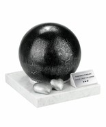 Atristic Urn Stainless Steel Cremation ashes Adult Urn Memorial Black Ur... - $275.80