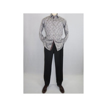 Men Shirt J.Valintin Turkey Usa Egyption Cotton Axxess Style 3T39-04 brown image 3